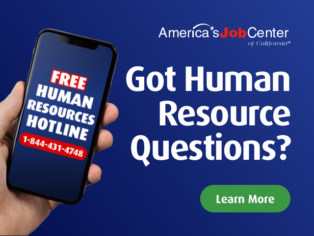 Human resource questions? Use our free human resources hotline, 1-844-431-4748